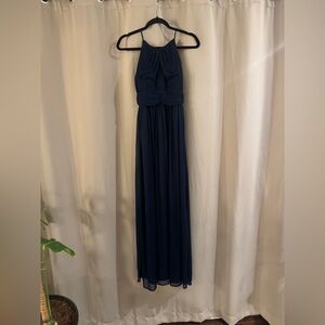 Reverie Navy Blue Evening Gown